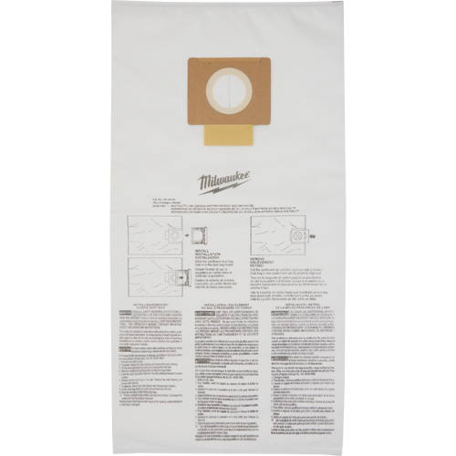 Fleece Dust Bags, 9 US gal. Distribution Jean Lapalme