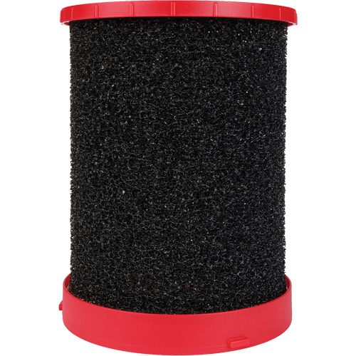 Filtre grand format pour aspirateur sec/humide, Mousse, Pour 12 gal. US/9 gal. US/6 gal. US Distribution Jean Lapalme