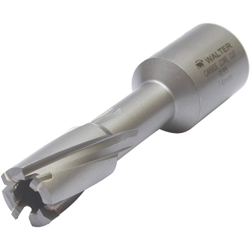 Outil de coupe annulaire avec mandrin soud&eacute;, Diam&egrave;tre de 12 mm, Carbure, Profondeur de la coupe de 30 mm, Tige 3/4" Distribution Jean Lapalme