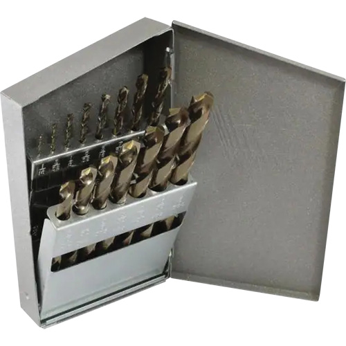 Jeu de forets courts Triumph MRO Plus, 15 morceaux, Acier rapide Distribution Jean Lapalme