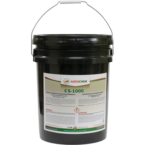 Graisse collante et polyvalente CS-1000 AEROCHEM, 17 kg, Seau Distribution Jean Lapalme