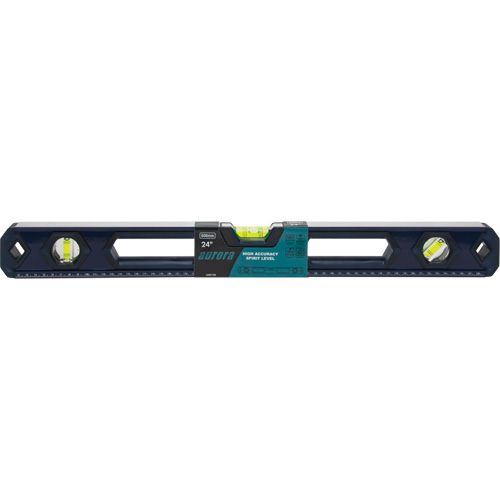 High-Accuracy Level, Box, 2' L, Aluminum, 3, Non-Magnetic Distribution Jean Lapalme