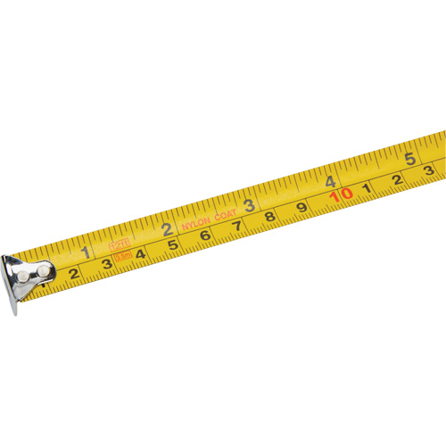 Ruban &agrave; mesurer, 5/8" x 12', Marques de goujon Imp&eacute;rial & m&eacute;trique Distribution Jean Lapalme