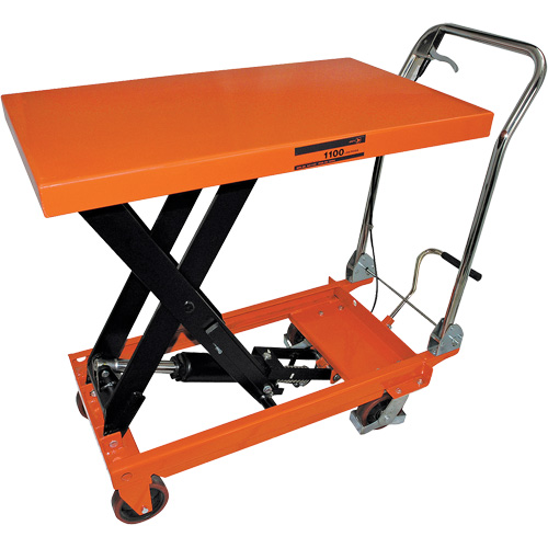 SLC-1100 SLC Series Hydraulic Scissor Lift Cart, 39" L x 21" W, 1100 lbs. Cap. Distribution Jean Lapalme