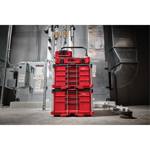 Boîte &agrave; outils avec 4 tiroirs PackOut, 16-3/10" x 22-1/5" x 14-3/10", Rouge Distribution Jean Lapalme