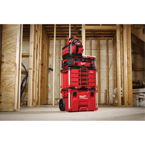 Boîte &agrave; outils avec 4 tiroirs PackOut, 16-3/10" x 22-1/5" x 14-3/10", Rouge Distribution Jean Lapalme