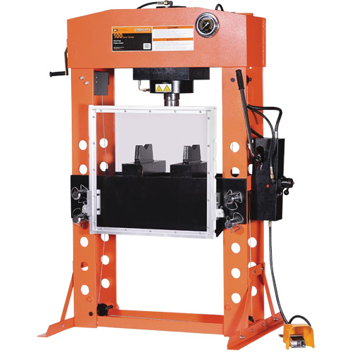 Super Heavy-Duty Shop Presses, 100 tons Capacity Distribution Jean Lapalme