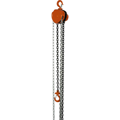 VHC Series Chain Hoists, 10' Lift, 1100 lbs. (0.5 tons) Capacity, Alloy Steel Chain Distribution Jean Lapalme