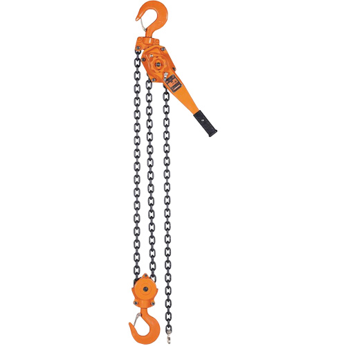 KLP-600L-5 KLP Series Lever Chain Hoists, 5' Lift, 12000 lbs. (6 tons) Capacity, Steel Chain Distribution Jean Lapalme