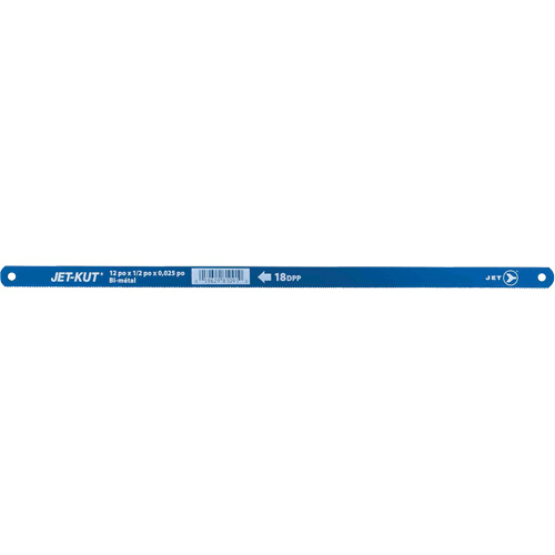 Lames de rechange pour scie &agrave; m&eacute;taux, Bim&eacute;tal/Acier rapide, 12" lo, 18 dents par pouce Distribution Jean Lapalme