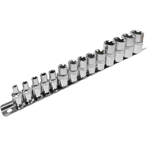 SS314TS  Standard External Socket Sets, Torx&reg;, 1/2"/1/4"/3/8" Drive, 14 Pcs Distribution Jean Lapalme