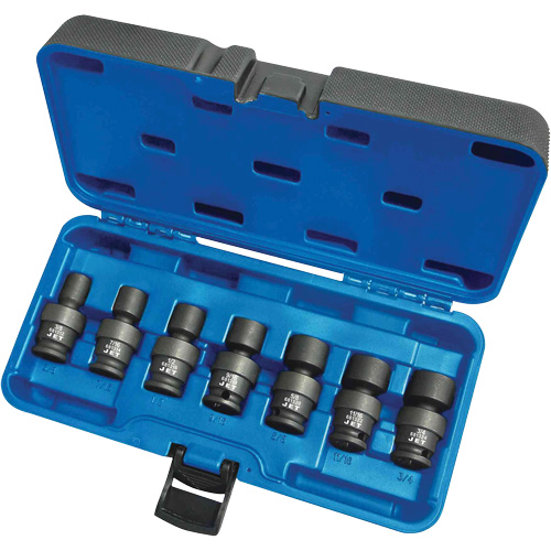 Universal Socket Sets, 7 Pcs, Impact, 3/8" Drive Size Distribution Jean Lapalme