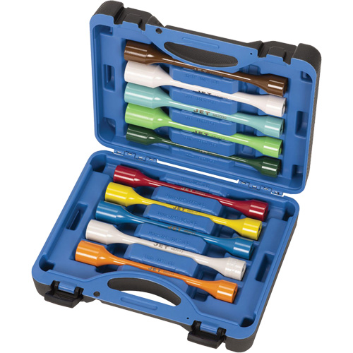 JTLS-1210S Torque Limiting Socket Sets, 1/2" Drive, 65 ft-lbs./80 ft-lbs./100 ft-lbs./120 ft-lbs./140 ft-lbs./45 ft-lbs./135 ft-lbs. Torque, Multiple Distribution Jean Lapalme