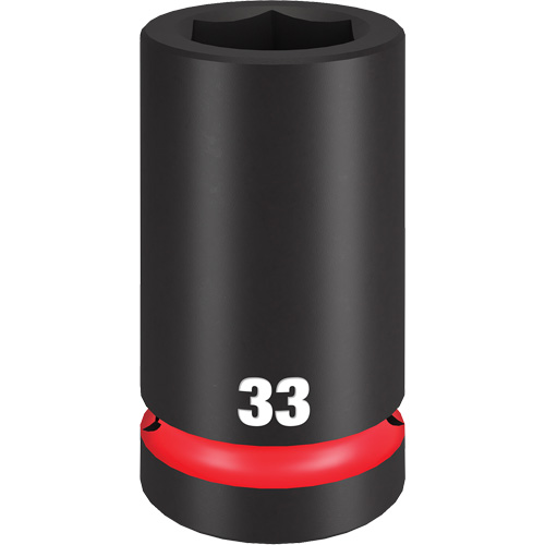 Shockwave Impact Duty Socket, Impact, 33 mm, 1" Drive, 6 Points, Deep Distribution Jean Lapalme