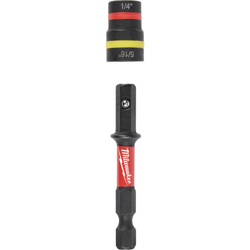 Tourne-&eacute;crou 2-en-1 Shockwave Impact Duty Quik-Clear, 5/16"/1/4" prise, 2-1/4" lo, Magn&eacute;tique Distribution Jean Lapalme