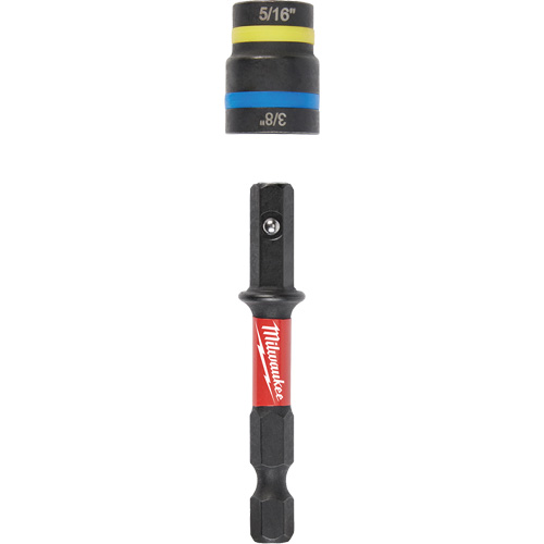 Tourne-&eacute;crous 2-en-1 Shockwave Impact Duty Quik-Clear, 5/16"/3/8" prise, 2-1/2" lo, Magn&eacute;tique Distribution Jean Lapalme