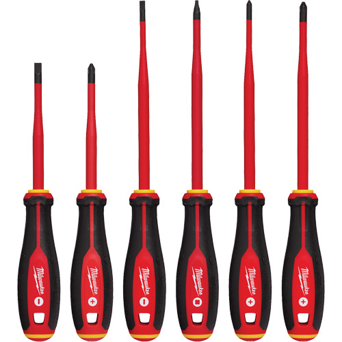 Insulated Slim Tip Screwdriver Set, 6 Pcs., Magnetic Distribution Jean Lapalme