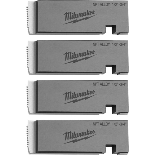 Fili&egrave;res de filetage pour tuyaux universel NPT, Pour tuyau de 1/2"-3/4", Alliage Distribution Jean Lapalme