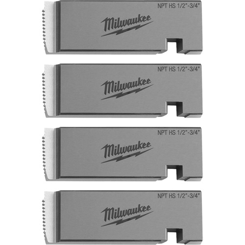 Fili&egrave;res de filetage pour tuyaux universel NPT, Pour tuyau de 1/2"-3/4", Acier rapide Distribution Jean Lapalme