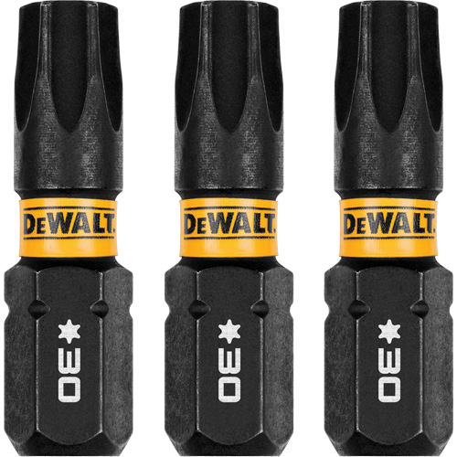 3-Piece FLEXTORQ&reg; Impact Screwdriving Bits, Torx, T-30, 1/4" Drive Distribution Jean Lapalme