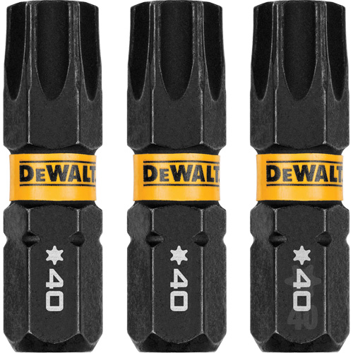3-Piece FLEXTORQ&reg; Impact Screwdriving Bits, Torx, T-40, 1/4" Drive Distribution Jean Lapalme