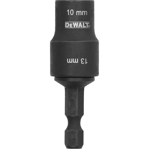 Tourne-&eacute;crou &agrave; double embout d&eacute;tachable FLEXTORQ, 13 mm prise, 4-4/5" lo, Magn&eacute;tique Distribution Jean Lapalme