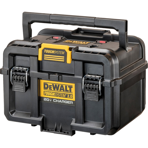 Chargeur 20V &agrave; deux ports ToughSystem 2.0, 14" x 15" x 9", Noir/Jaune Distribution Jean Lapalme