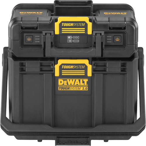 Baladeuse ajustable ToughSystem 2.0 avec rangement, 16" x 11" x 14", Noir/Jaune Distribution Jean Lapalme