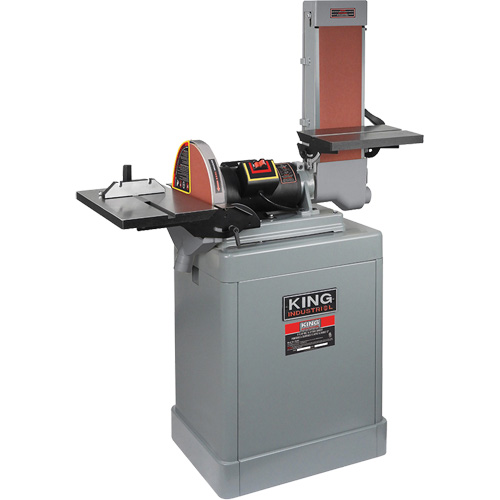 Belt & Disc Sander, 6" W x 48" L Belt, 12" Disk Distribution Jean Lapalme