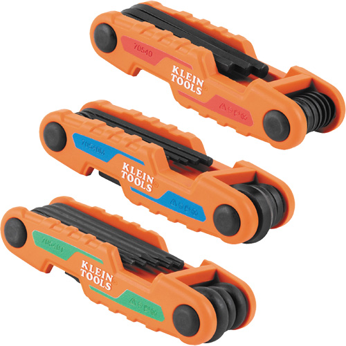 Compact Folding Hex Key Set, 25 Pcs., Metric & Imperial/Torx&reg; Distribution Jean Lapalme