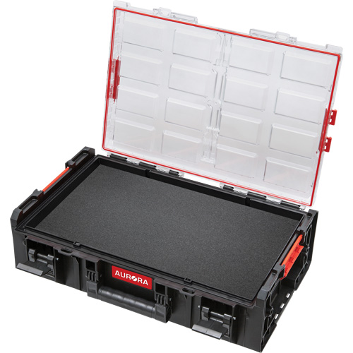 Organisateur deux fois tr&egrave;s grand avec cloisons en mousse &agrave; plusieurs couches Arx, 23" x 15-1/5" x 6-4/5", Noir Distribution Jean Lapalme