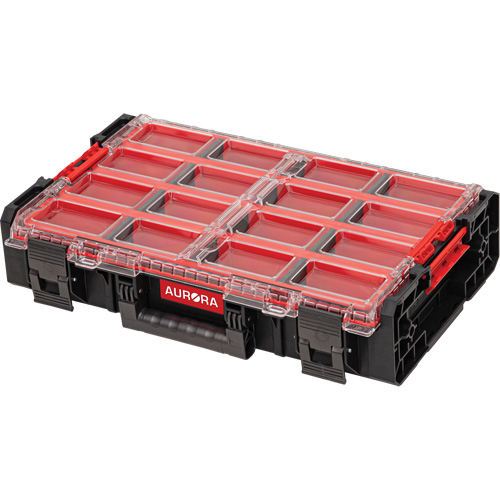 Organisateur tr&egrave;s grand avec bacs longs Arx, 23" x 15-1/5" x 5", Noir Distribution Jean Lapalme