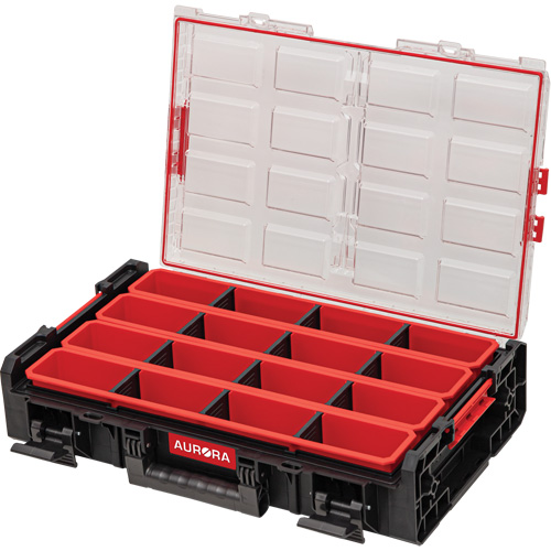 Organisateur tr&egrave;s grand avec bacs longs Arx, 23" x 15-1/5" x 5", Noir Distribution Jean Lapalme