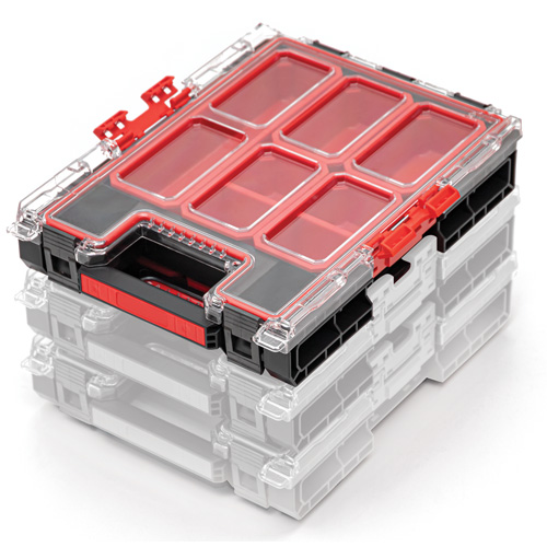 Organisateur moyen avec bacs Arx, 10-3/10" x 14-3/10" x 3", Noir Distribution Jean Lapalme