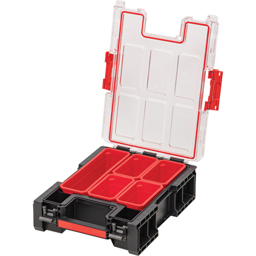 Organisateur moyen haut avec bacs Arx, 10-2/5" x 14-3/10" x 4-1/5", Noir Distribution Jean Lapalme
