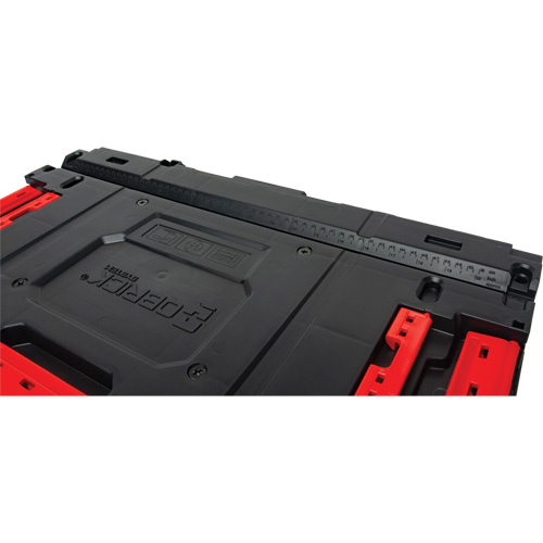 Boîte &agrave; outils Arx &agrave; un tiroir, 11-1/5'' la x 18-3/10" p x 9-1/10" h, Noir/Rouge Distribution Jean Lapalme