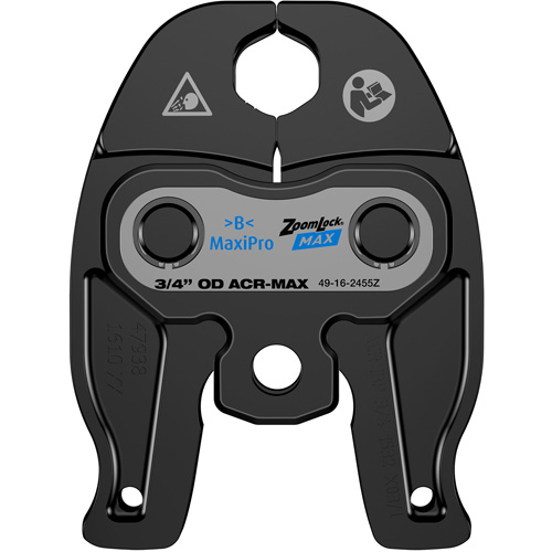 3/4" ZoomLock&reg; MAX Press Jaw for M12 FORCE LOGIC Press Tools Distribution Jean Lapalme