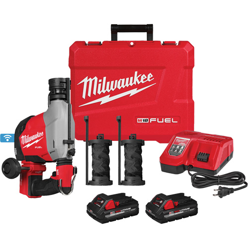 Fuel Overhead Rotary Hammer with Integrated Dust Extraction, 18 V, 5/8", 1310 RPM Distribution Jean Lapalme