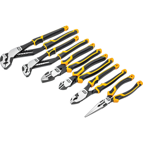 PITBULL Dual Material Mixed Plier Set, 6 Pieces Distribution Jean Lapalme