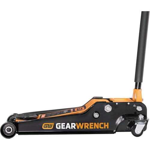 Low Profile Floor Jack, 3.5 Ton(s) Capacity, 3-3/4" Lowered, 21-3/4" Raised, Manual Hydraulic Distribution Jean Lapalme