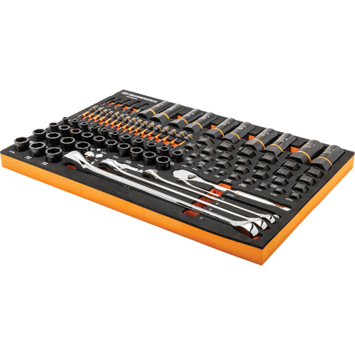 97-Piece Bolt Biter Mechanics Tool Set in Foam Storage Tray Distribution Jean Lapalme