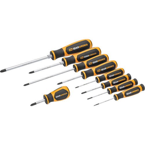 Phillips&reg; Dual Material Screwdriver Set in Foam Storage Tray, 9 Pcs. Distribution Jean Lapalme