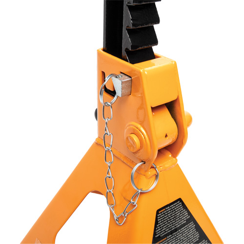 Ratcheting Jack Stand, Locking Pin, 6 tons Capacity, 15-3/4" - 24-1/2" H Distribution Jean Lapalme
