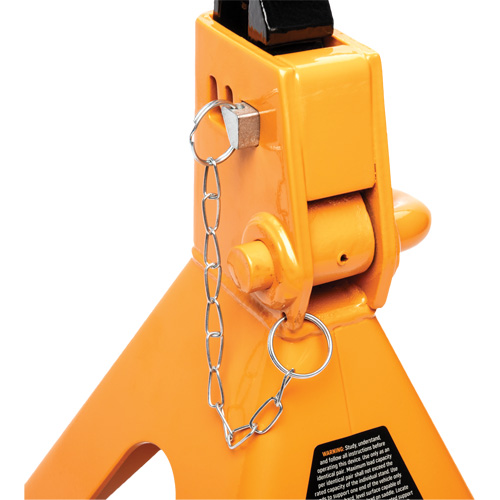 Ratcheting Jack Stand, Locking Pin, 3 tons Capacity, 11-3/4" - 17-1/2" H Distribution Jean Lapalme