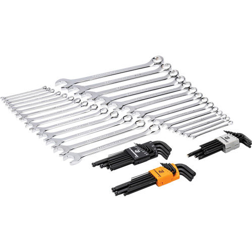 6-Point Combination Wrench and Hex Key Set in Foam Storage Tray Distribution Jean Lapalme