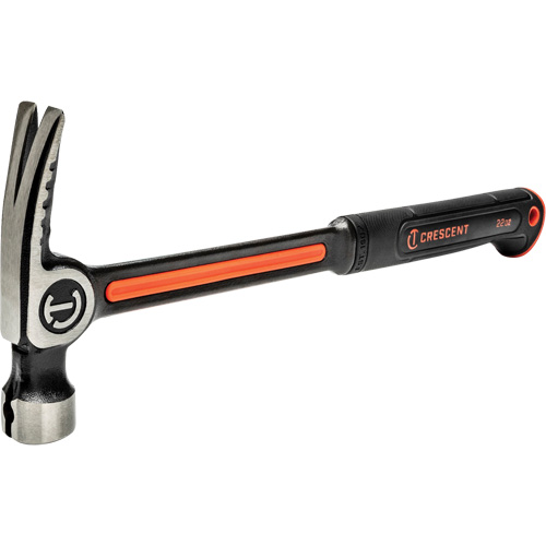 Marteau de charpente en acier avec face meul&eacute;e, 22 oz, Prise en Acier plein, 16" lo Distribution Jean Lapalme