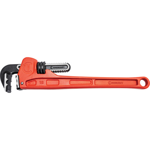 Cl&eacute; &agrave; tuyau &agrave; m&acirc;choires K9, Cap des m&acirc;choires 2-7/8", Longueur 18", Fini Rev&ecirc;tement en poudre, Prise Ergonomique Distribution Jean Lapalme