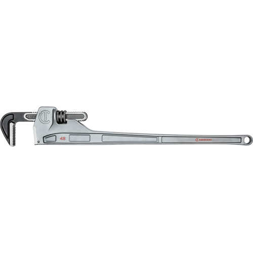 Cl&eacute; &agrave; tuyaux, Cap des m&acirc;choires 6", Longueur 48", Fini Rev&ecirc;tement en poudre, Prise Non-ergonomique Distribution Jean Lapalme