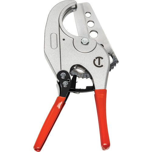 Coupe tuyau en PVC &agrave; rochet avec prises tremp&eacute;es, Capacit&eacute; de 1/4"- 2-3/8" Distribution Jean Lapalme