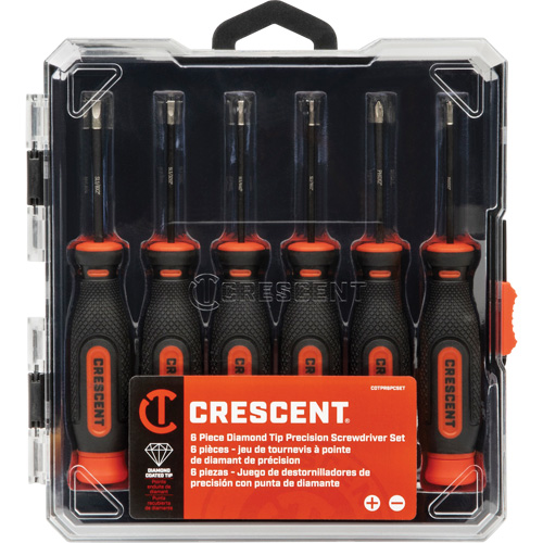 Diamond Tip Precision Screwdriver Set, 6 Distribution Jean Lapalme